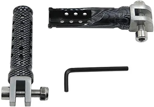 Estriberas plegables para motocicleta, estribos delanteros compatibles con Yamaha FZR 600 XJ 600S YZF 600R 750R 1000 FZS1 FZ-1 R1 R6, pedal de