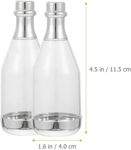 Miniatura 2 de Kisangel - Caja de dulces para botellas, paquete de 20 cajas de recuerdos de boda, mini recipientes para fiestas de bebé, cumpleaños, Navidad