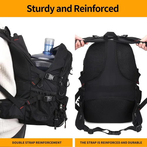 Miniatura 6 de Mochila de senderismo NerIion de 40L, mochila de viaje para hombres y mujeres, mochila impermeable para camping al aire libre, mochila ligera de día