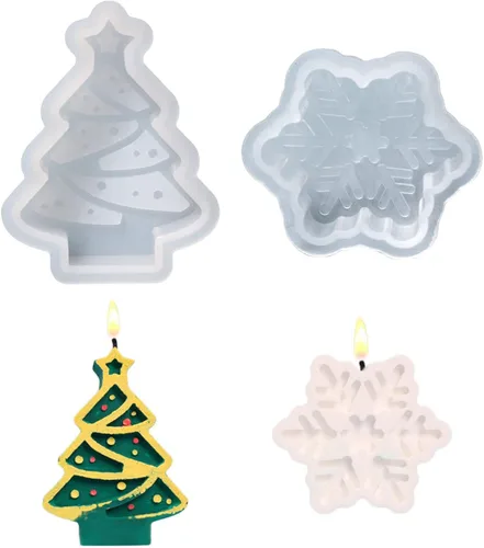 Miniatura 9 de Molde de vela de cono de pino de Navidad, moldes de resina en forma de piña 3D para hacer velas, moldes de silicona para aromaterapia, cera de Molde