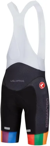Miniatura 53 de UGLY FROG Designs - Pantalones cortos de ciclismo con pantalones cortos con peto, pantalones cortos de ciclismo Pro/BIP, acolchado 3D Coolmax