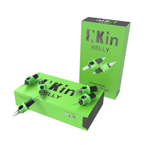 Miniatura 7 de INKin Kelly Cartuchos de tatuaje agujas 40 piezas mixtas #10 Bugpin curvado/redondo Magnum M-Taper 7RM 9RM 11RM 15RM 17RM