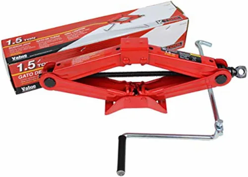 Miniatura 8 de K Tool International 63100 Gato de tijera automotriz de 1.5 toneladas para garajes, talleres de reparación y bricolaje, compacto, portátil, 3,000