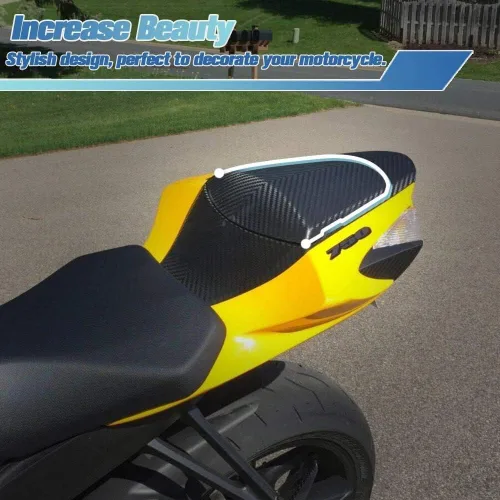 Miniatura 3 de Asiento trasero de motocicleta para Suzuki GSXR750 GSXR600 GSX R600 R750 GSX R 600 750 2011-2024 K11 cubierta trasera de carenado de pasajeros Negro
