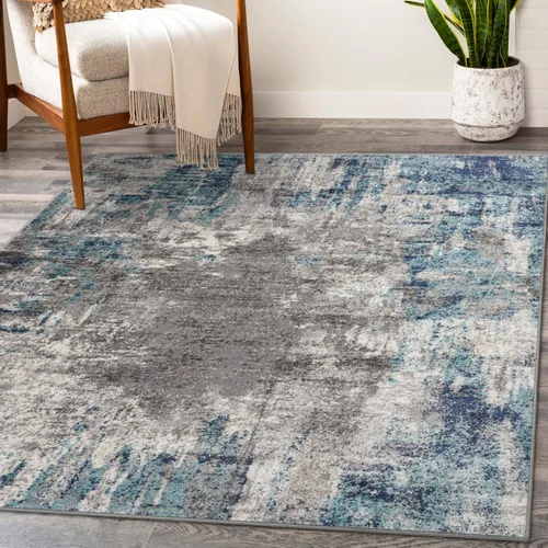 Miniatura 15 de LUXE WEAVERS - Alfombra artística de 5 x 7 pies, gris-gris