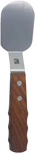 Miniatura 12 de Juego de espátulas de acero inoxidable offset con asas de madera y bolsa de almacenamiento/regalo, herramientas profesionales de decoración
