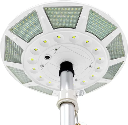 Miniatura 9 de Luz solar para mástil de bandera – Luz LED súper brillante para mástiles de bandera de 15 a 25 pies, alimentada por energía solar, del atardecer al