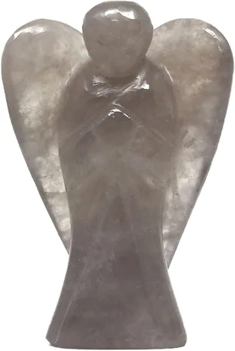 Miniatura 14 de Figura de ángel guardián de amazonita de 2 pulgadas, piedra natural tallada a mano, excelente para aliviar el estrés, la esperanza y la manifestación