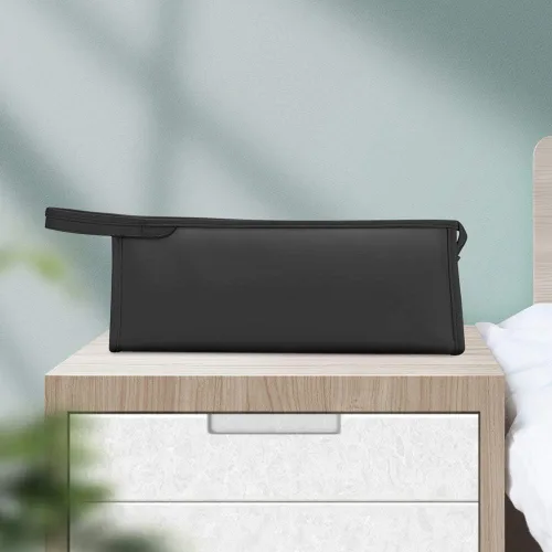 Miniatura 5 de Funda de viaje de piel sintética portátil para Dyson Airwrap Styler/Shark Airwrap, impermeable, antiarañazos, a prueba de polvo, a prueba de golpes