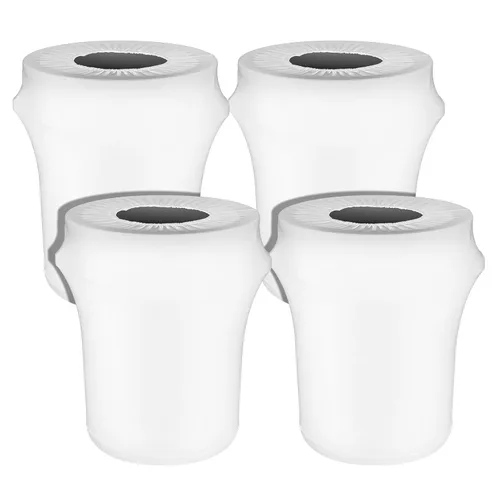 Miniatura 9 de Tanlade 2 piezas de 32 galones de elastano para basureros elásticos de 32 galones, cubiertas de elastano para cubos de basura para interiores