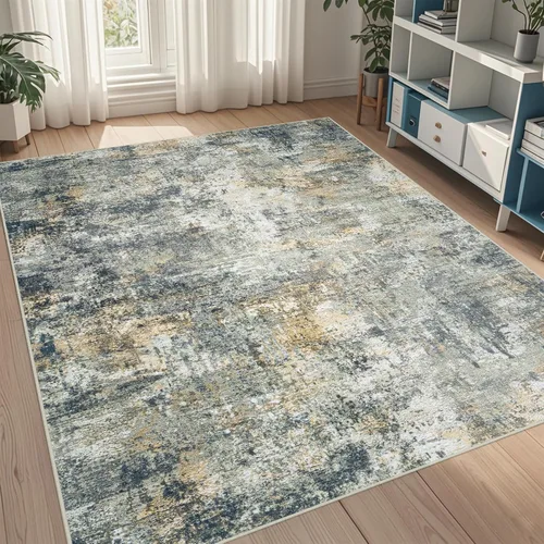 Miniatura 105 de 5x7 Area Rugs for Living Room Rug Washable: Abstract Rug for Dining Room Bedroom Carpet Non Slip 5 by 7 Indoor Modern Nursery Home Office Beige
