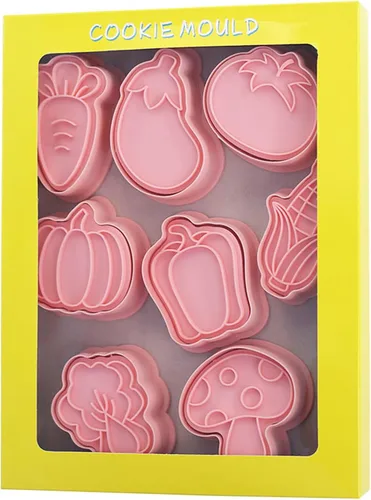 Miniatura 16 de Juego de cortadores de galletas con forma de bola, 8 piezas de fútbol 3D, baloncesto, béisbol, voleibol, fútbol, tenis, cortadores de galletas