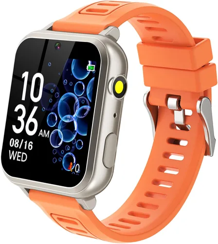 Miniatura 7 de Tixpc Reloj inteligente para niños y niñas con video, cámara, reproductor de música, 39 juegos, podómetro, reloj despertador, calculadora, antorcha