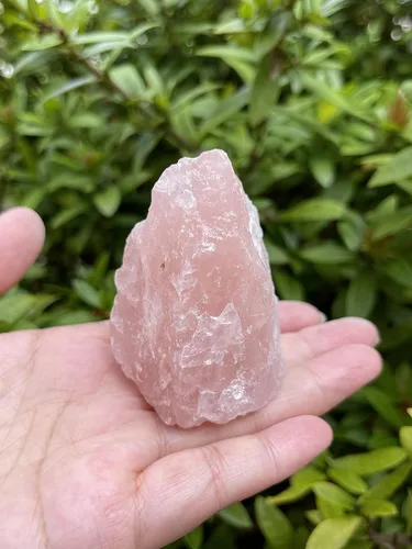 Piedras naturales ásperas de cuarzo rosa grande, cuarzo rosa crudo de 2.5-4 pulgadas, cuarzo rosa, piedra de amor, cristales curativos, 0.25-2 libras