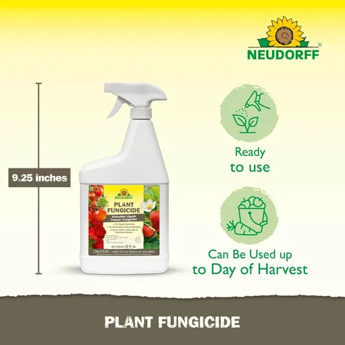 Miniatura 3 de Neudorff Spray fungicida para plantas, fungicida de jabón de cobre para rosas, frutas y verduras para controlar el moho polvoriento y otras