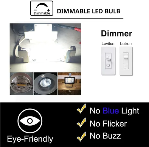 Miniatura 6 de Bombilla LED R7S de 20 W (paquete de 2) 100 W, equivalente a halógeno, 6000 K, luz blanca diurna tipo J T3, luz de inundación de doble extremo