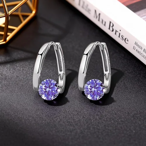 Miniatura 6 de Lymphatic Prime - Aretes de acupresión para actividad linfática Aretes de aro de drenaje linfático con germanio para regalos de cumpleaños
