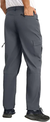 Miniatura 3 de Pantalones cargo para hombre, impermeables, de secado rápido, para senderismo, viajes, pesca, con 5 bolsillos