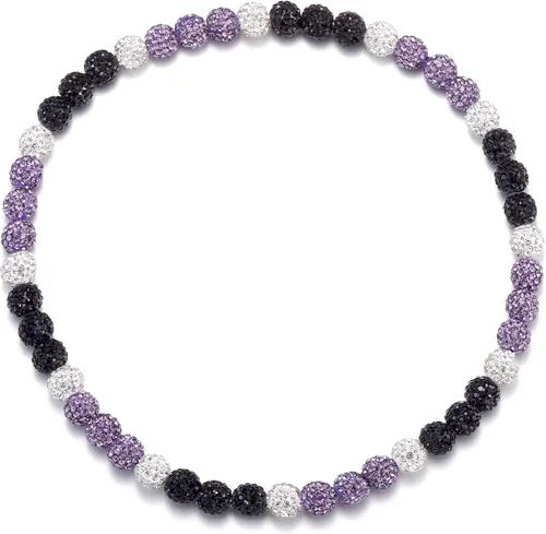 Miniatura 45 de Collar de Cadena de Béisbol con Perlas para Hombres, Regalos de Collar de Béisbol de la Colección Bling Ice para Niños, Collar de Accesorios