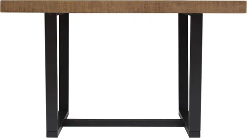 Miniatura 6 de Walker Edison mesa de comedor rectangular para 6 personas, de madera desgastada, de estilo moderno y campestre, 52 pulgadas, roble rústico