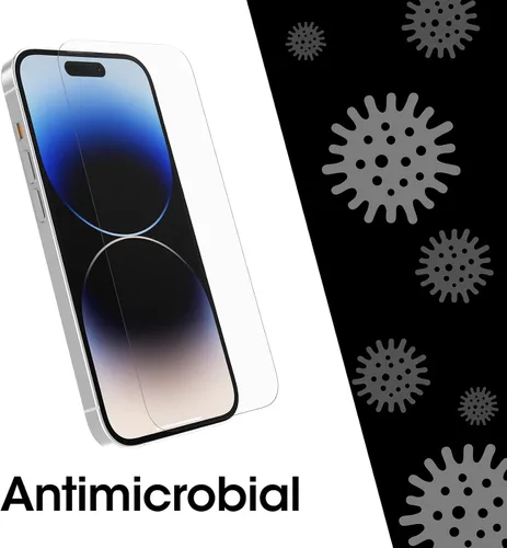 Miniatura 4 de OtterBox AMPLIFY - Protector de pantalla de cristal antimicrobiano con luz azul para iPhone 14 Pro (solamente), respuesta táctil impecable