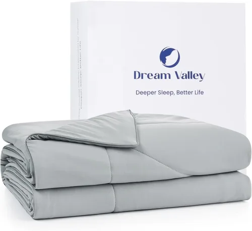 Miniatura 18 de Dream Valley® Outlast® Deepsleep Edredón Refrescante, Tamaño Throw, Manta Refrescante con Tecnología Espacial Grado NASA para Personas que Duermen