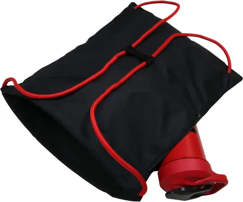 Miniatura 3 de 5% Nutrition Bolsa de gimnasio con cordón, Negro "Reps for Rich