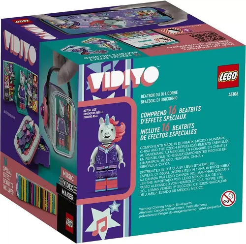 Miniatura 5 de LEGO VIDIYO Unicorn DJ Beatbox 43106 Kit de construcción con minifigura; a los niños creativos les encantará producir videos musicales llenos