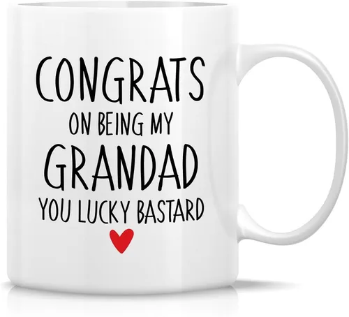 Miniatura 17 de Retreez Taza divertida – The Best Dads Get Promoted to Grandpa - Tazas de café de cerámica de 11 onzas – Regalos de cumpleaños divertidos