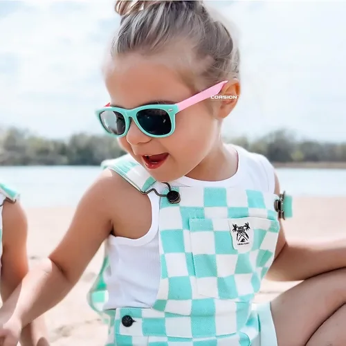 Miniatura 51 de Lentes de sol polarizados de goma elastómero termoplástico (TPEE) flexible, para niñas y niños de 3 a 9 años