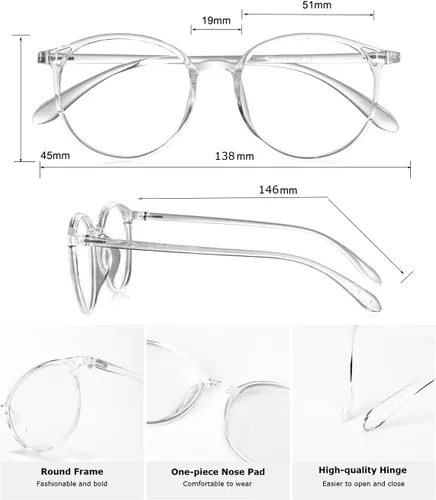 Miniatura 5 de ZanyLen Lentes de luz azul, para juegos de computadora para mujeres y hombres, antirreflejos, antirreflejos, antirrayos UV, alivian la fatiga