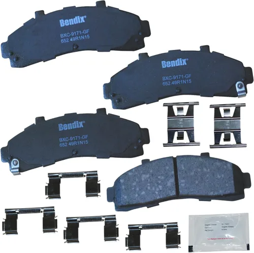 Miniatura 376 de Pastillas de freno delanteras cerámicas Bendix Priority1 CFC2302 para Hyundai Elantra 2021, Sonata 2022-2020, Kia K5 2023-2021