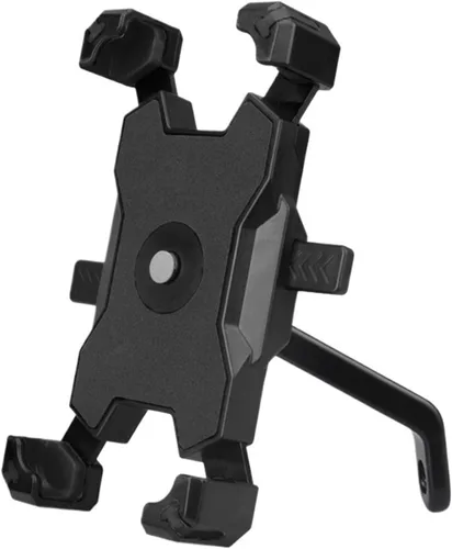 Miniatura 10 de Soporte genérico para móvil para bicicleta, universal, para scooter, espejo retrovisor, teléfono celular a la moda (negro A)