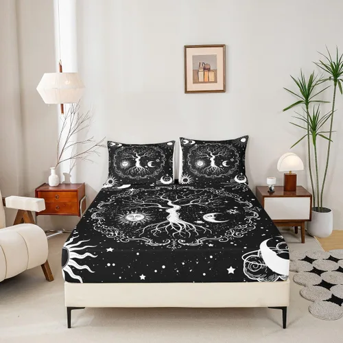 Miniatura 3 de Erosebridal Juego de sábanas para cama de camión, diseño de tren de dibujos animados, tamaño individual, para niños, sábanas bajeras con estampado