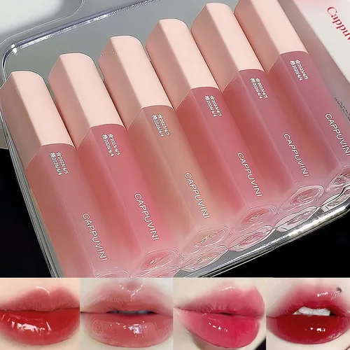 Miniatura 9 de Conjunto de Brillo Labial con Tinte Duradero Juicy, Color Vívido, Acabado Brillante, Esmalte Hidratante de Larga Duración Altamente Pigmentado