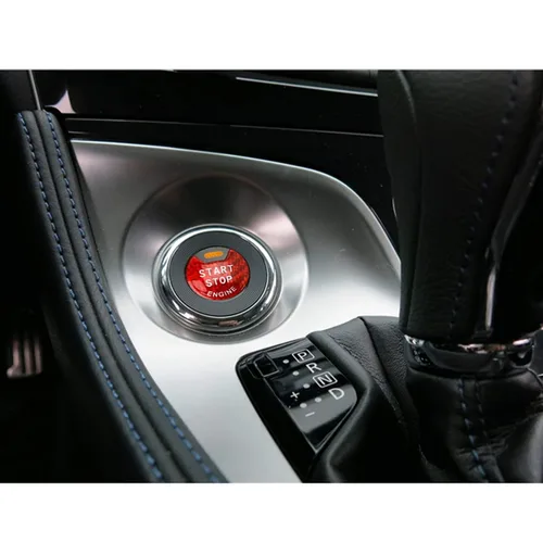 Miniatura 9 de x xotic tech Cubierta de botón de arranque y parada de motor de fibra de carbono real compatible con Infiniti Q50 Q60 QX60 o Nissan Altima Maxima