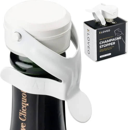 Miniatura 9 de KLOVEO - Tapones de champán, sello patentado, fabricado en Italia, tapón de botella de champán WAF de calidad profesional, tapón para prosecco, cava
