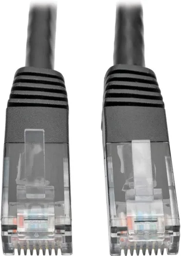 Miniatura 2 de Tripp Lite Cable de conexión moldeado Gigabit Cat6 Cat5e RJ45 M/M 550MHz Amarillo