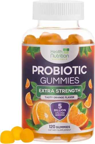 Gomitas probióticas para mujeres y hombres - Fórmula probiótica avanzada de múltiples cepas - Gomitas de apoyo a la salud intestinal y digestiva