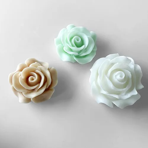 Miniatura 4 de Paquete de 2 moldes de flores florecientes de resina – Moldes de silicona de fundición de resina para decoración del hogar y fabricación de velas
