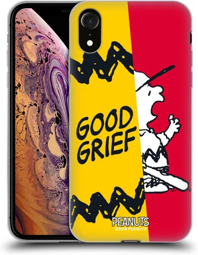 Miniatura 364 de Head Case Designs Funda de gel con licencia oficial de Peanuts Snoopy & Woodstock Halfs and Laughs [protección de grado militar] compatible