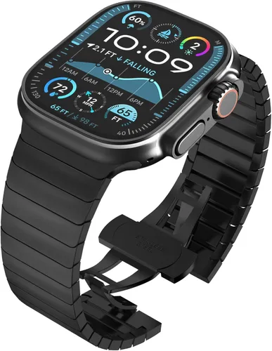 WINGLE Correa compatible para Apple Watch Ultra 3/2/1 Banda 49mm Series 11 10 46mm 45mm 44mm 42mm SE 3/2/1 Series 9 8 7 6 5 4 3 2 1 para hombres,
