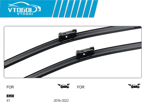 Miniatura 3 de VTOGOI Juego de Limpiaparabrisas con Limpiaparabrisas Trasero para BMW X1 2016-2022, Repuesto Automotriz de Limpiaparabrisas de Calidad OEM, Fácil