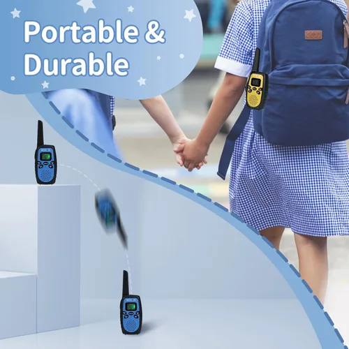 Miniatura 6 de Retevis RT628S Walkie Talkies, RT628 2.0 versión más reciente radios portátiles FRS bidireccionales, modo seguro, manos libres VOX, walkie talkies
