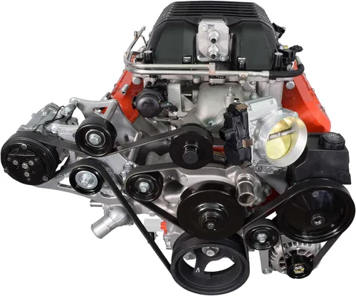 Miniatura 7 de LSA Supercharger High Mount A/C Sanden 7176 Kit de soporte de compresor CTS-V ZL1 SD7