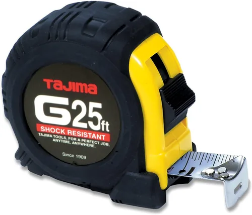 Miniatura 3 de TAJIMA Cinta métrica - Cinta métrica de la serie G de 16' x 1" con estuche resistente a golpes y hoja revestida de acrílico - G-16BW