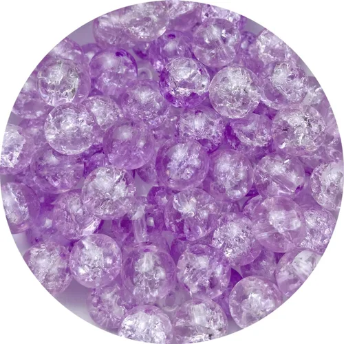 Miniatura 8 de 100 cuentas de cristal agrietado redondas de 0.315 pulgadas (0.315 in), cuentas espaciadoras para hacer joyas, collares, pulseras, aretes, Mezcla