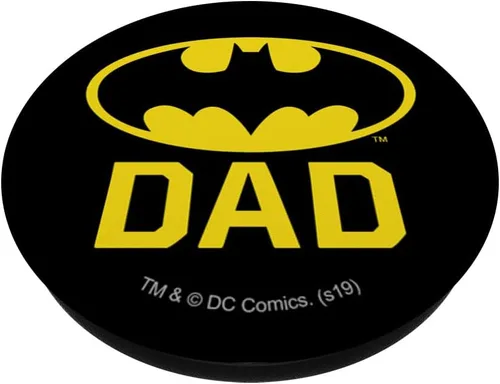 Miniatura 2 de Batman Bat Dad Shield Logo PopSockets Adhesive PopGrip