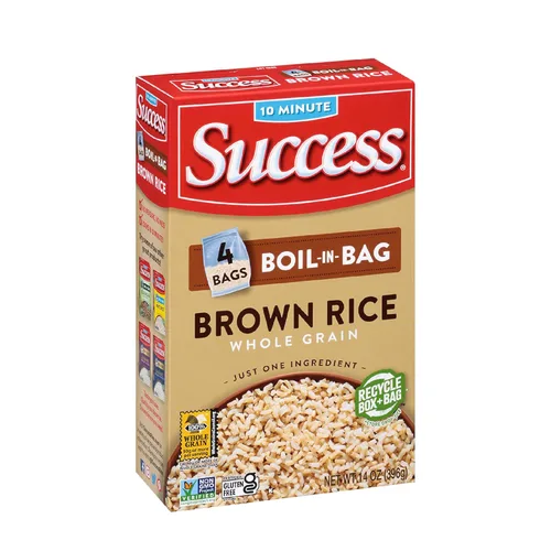 Miniatura 8 de SUCCESS Arroz para hervir en bolsa, Arroz blanco, Comidas de arroz rápidas y fáciles, Caja de 21 onzas