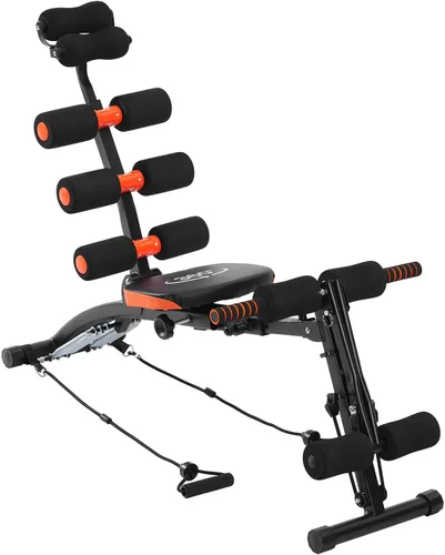 Banco de entrenamiento abdominal – Máquina ajustable para sentarse – Entrenador de gimnasio en casa para abdominales, abdominales, elevaciones de